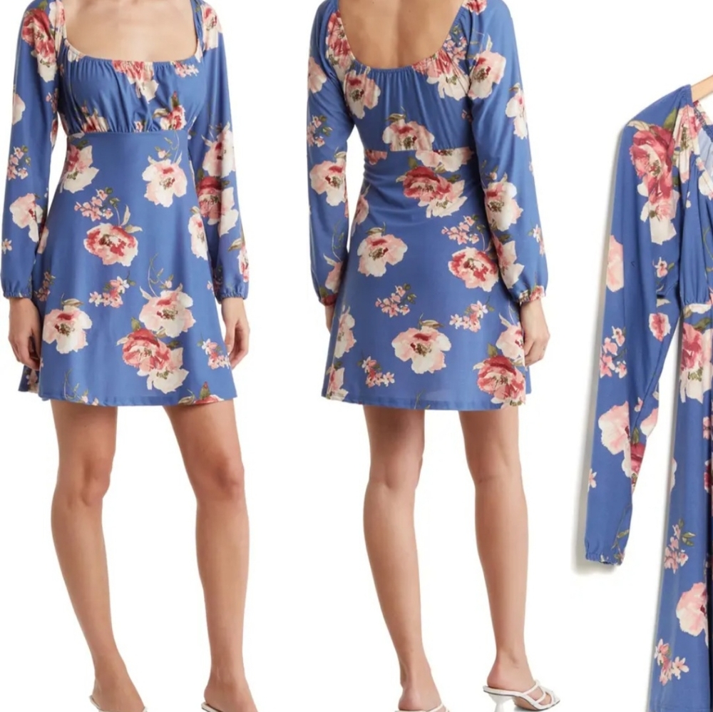 Velvet Torch Off the Shoulder Long Sleeve DressVELVET TORCH